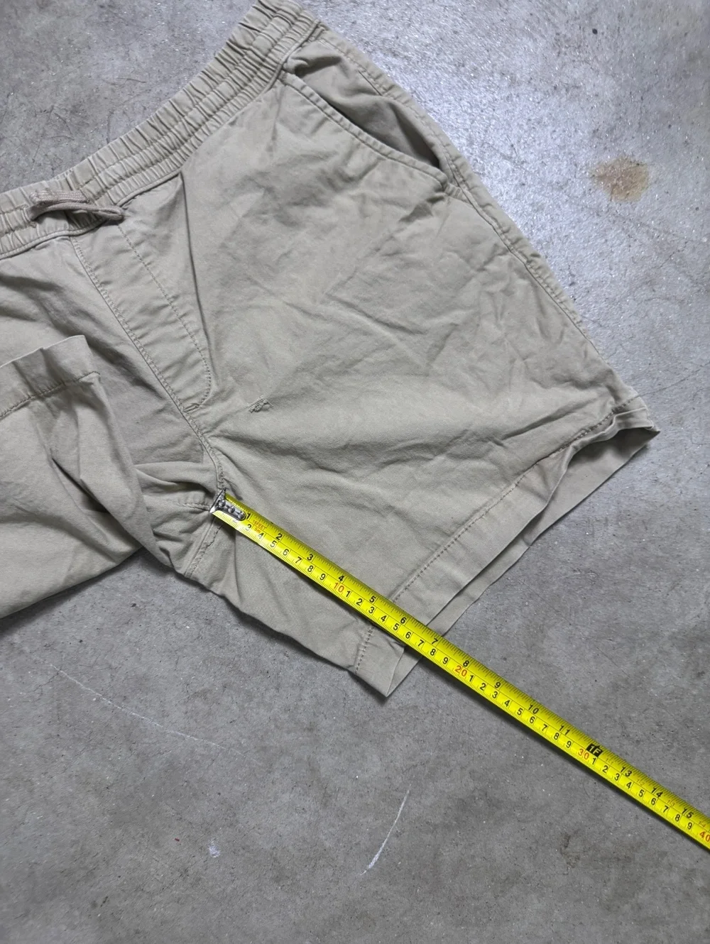 Sonoma Goods For Life Tan Chino Pull On Shorts Size M